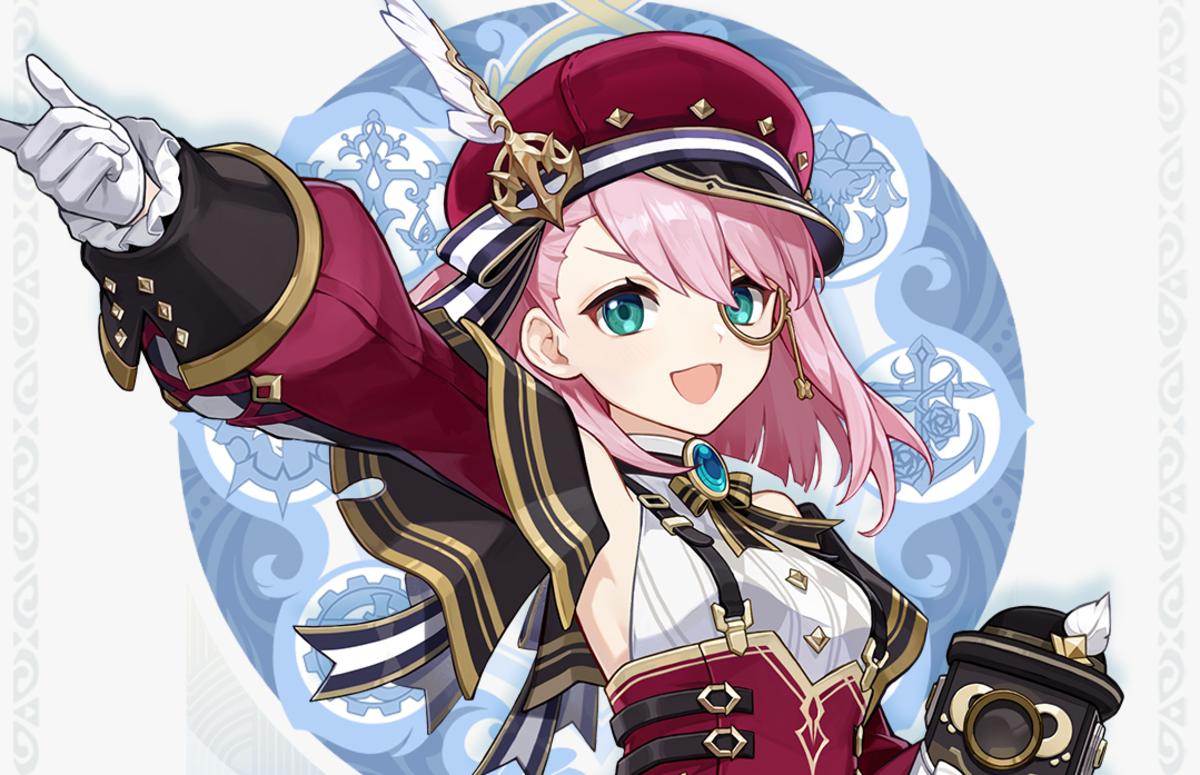Genshin Impact Charlotte artwork.